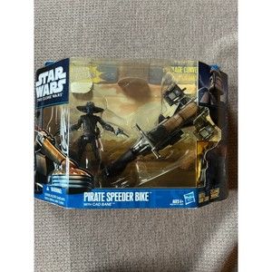 Star Wars The Clone Wars Vehicles & Sets 2010 Pirate Speeder Bike with Cad Bane